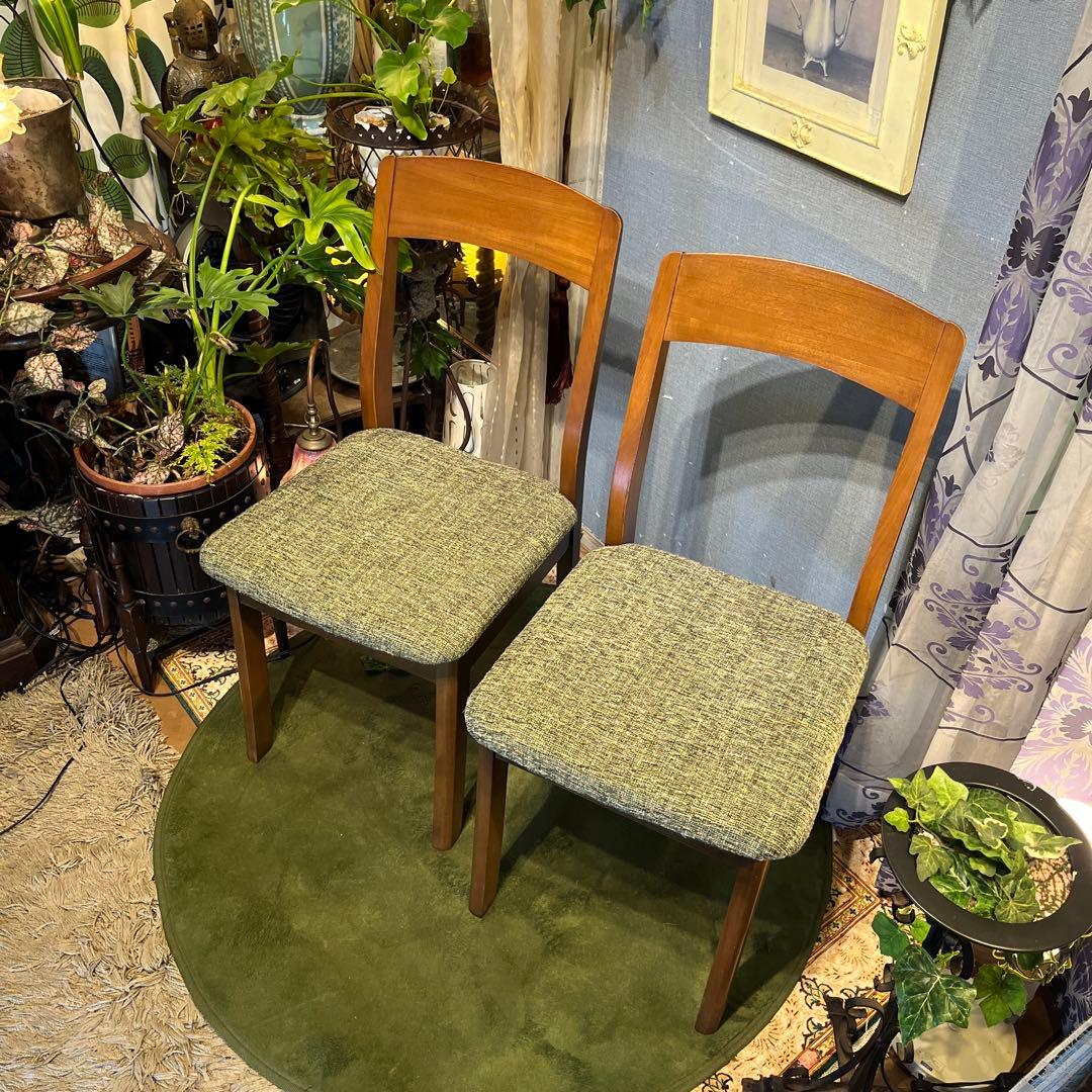 ￼Sale 2脚セット　ヴィンテージ　アッシュソリッド　北欧デザインチェア