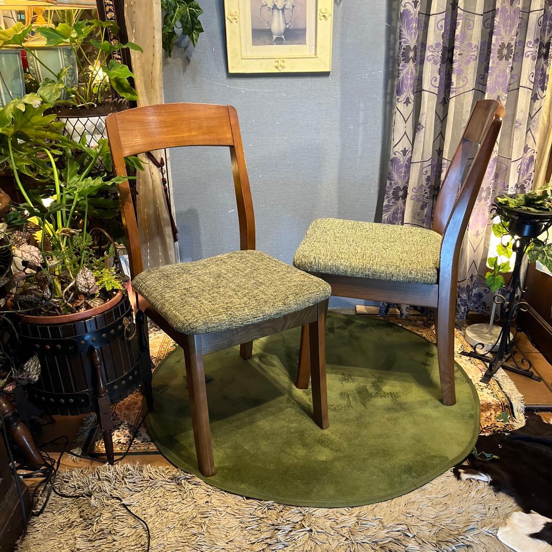 ￼Sale 2脚セット　ヴィンテージ　アッシュソリッド　北欧デザインチェア