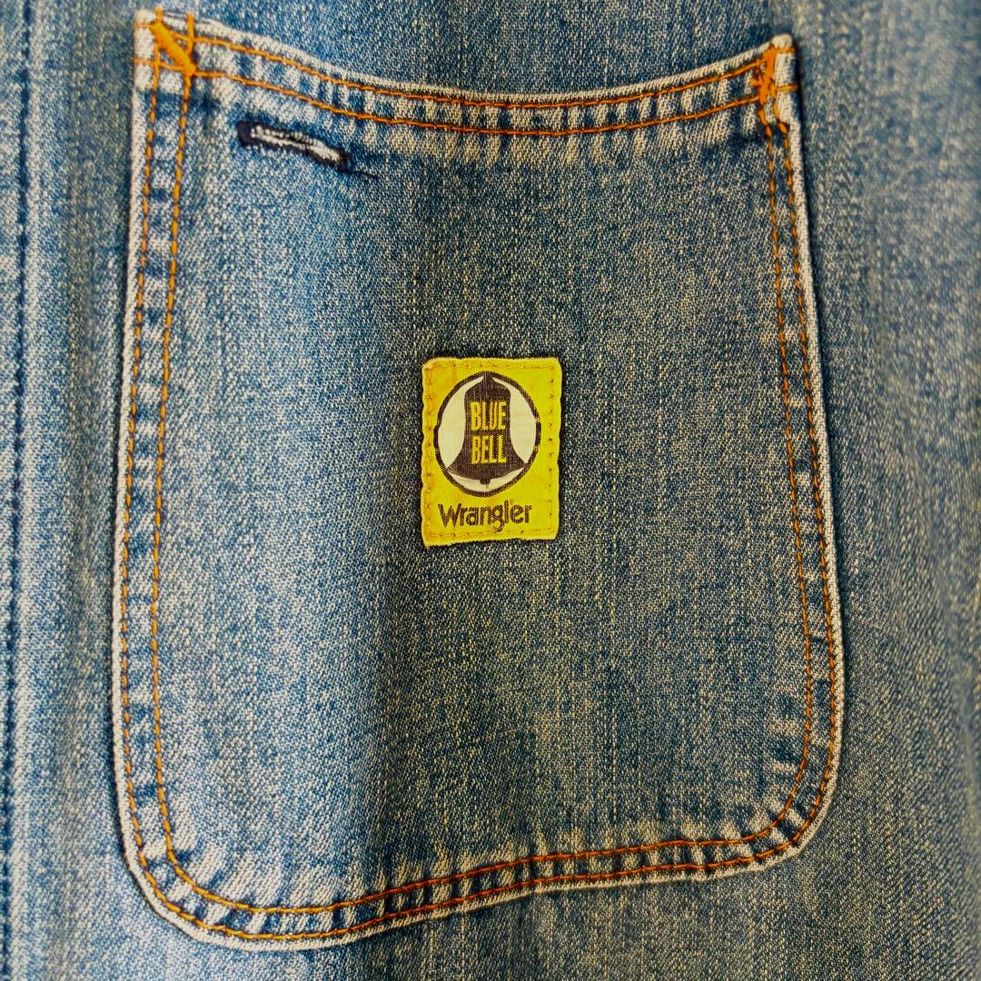 【超希少】ラングラー　ジャパン期 デニムカバーオール ブルーベル 90s M