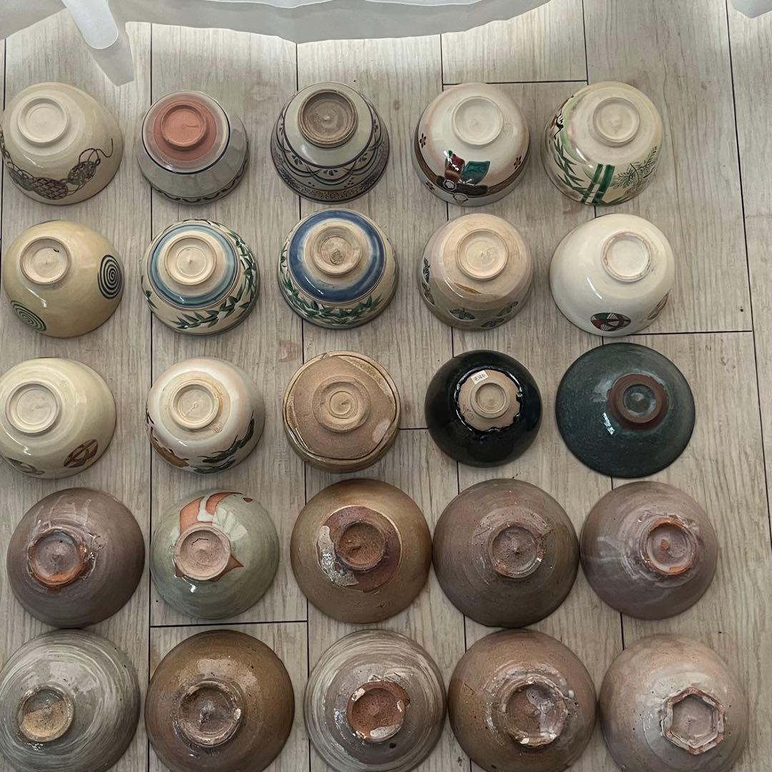 a*8様 茶碗 抹茶碗 数茶碗 まとめて 49点 茶道具 箱無し 陶器 いろいろ