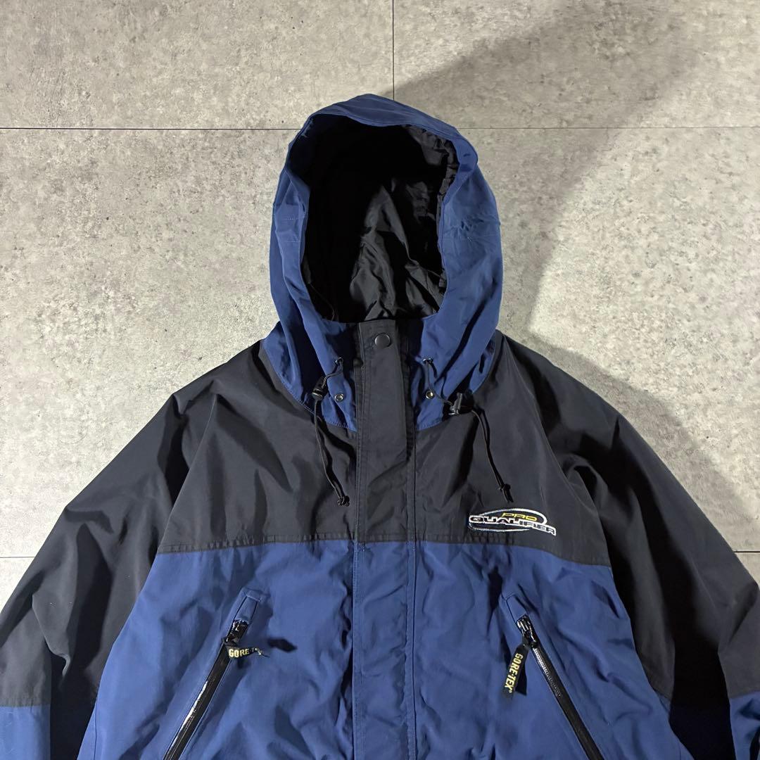 00s BassProShops GORE-TEXマウンテンパーカー黒青テック