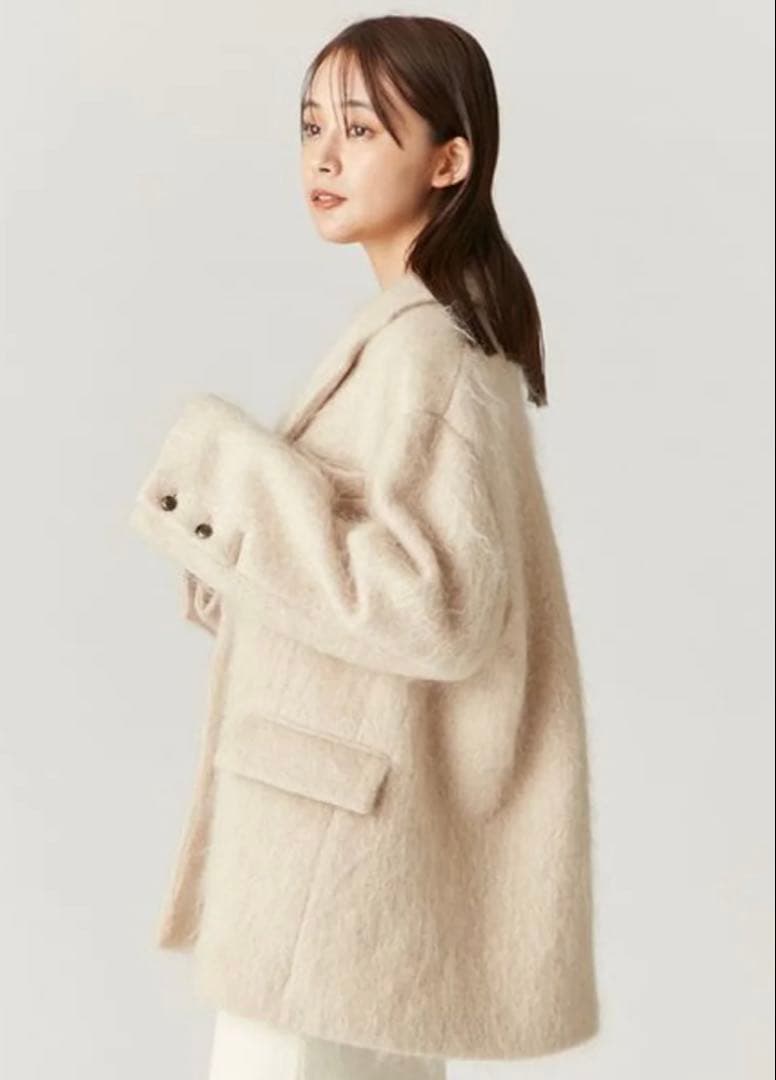 最終お値下げ！【新品】FRAY I.D テーラードオーバージャケットコート