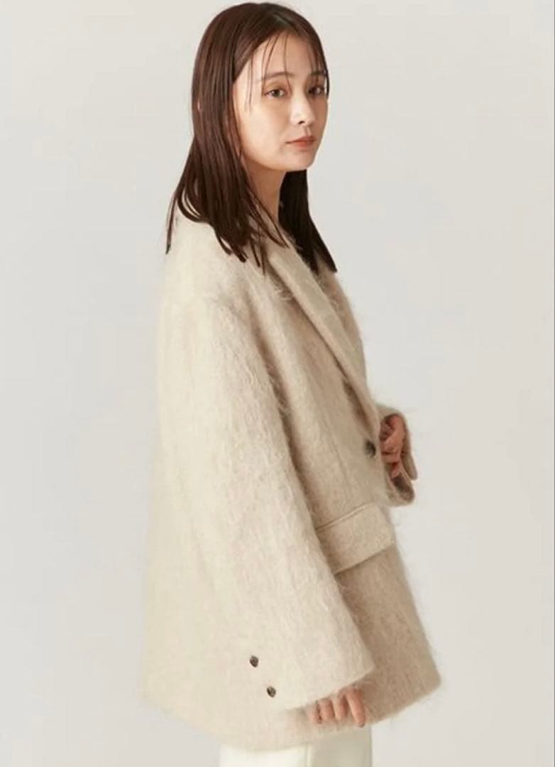 最終お値下げ！【新品】FRAY I.D テーラードオーバージャケットコート