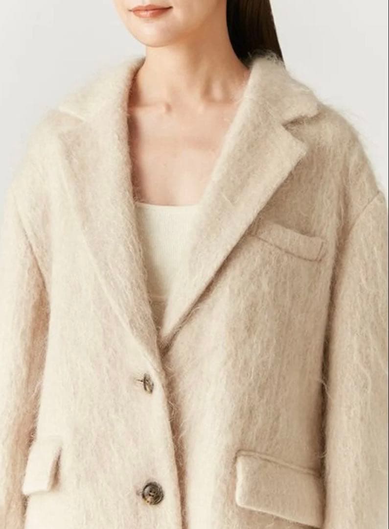 最終お値下げ！【新品】FRAY I.D テーラードオーバージャケットコート