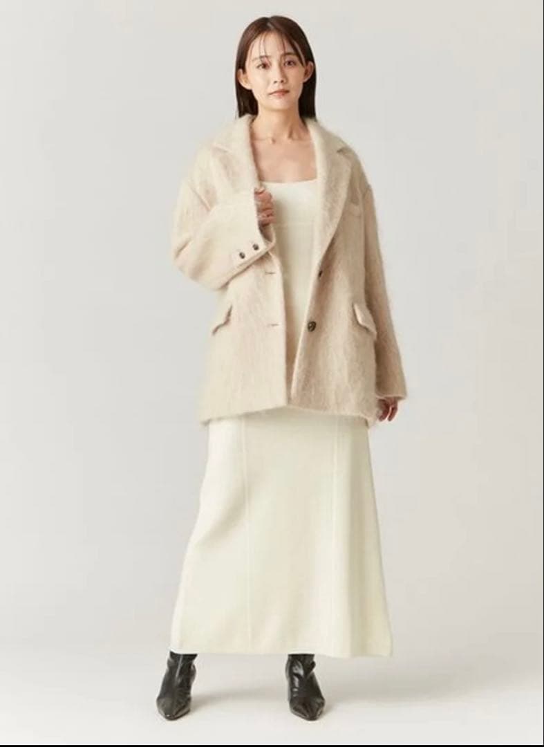 最終お値下げ！【新品】FRAY I.D テーラードオーバージャケットコート