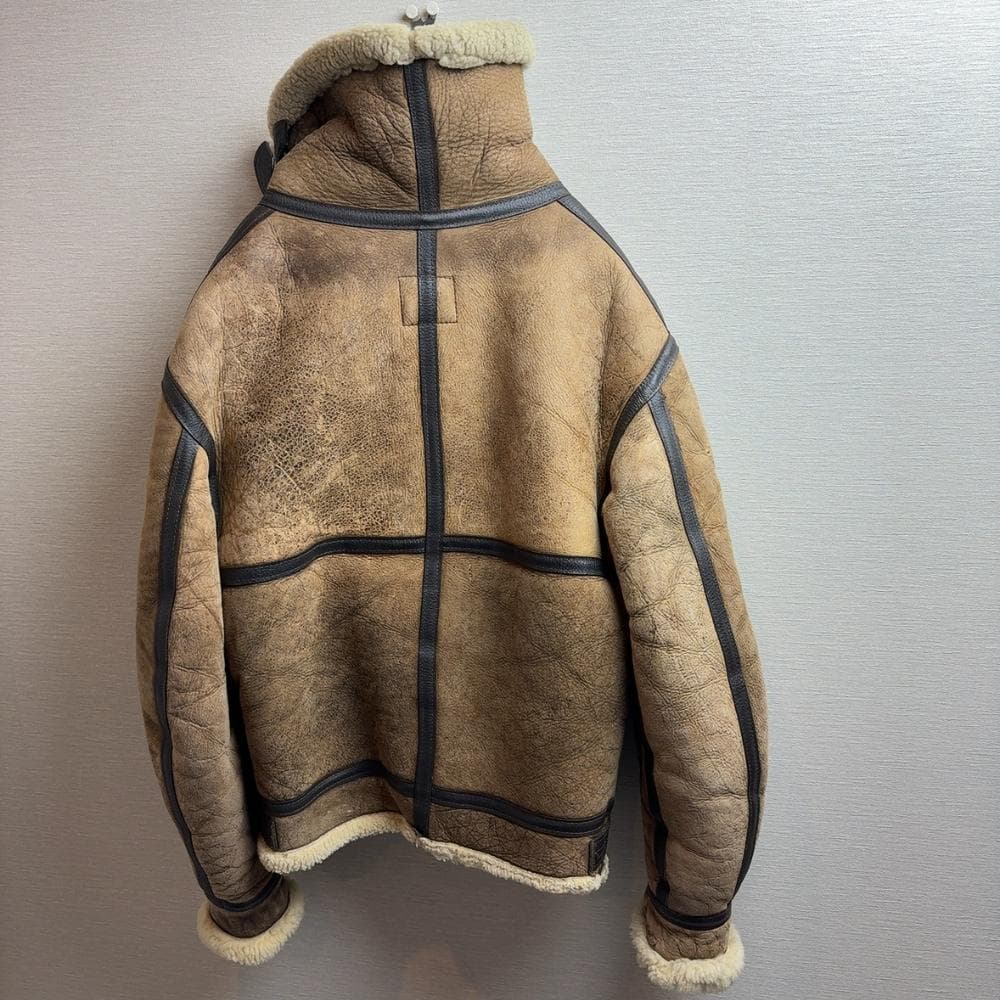 USA製 AVIREX B-3 ムートン フライト ジャケット 36 定価24万