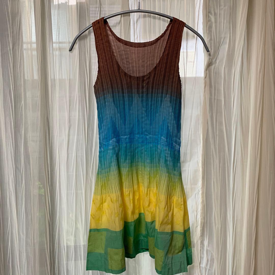 極美品✨イッセイミヤケ FETE A-POC insidミニワンピース