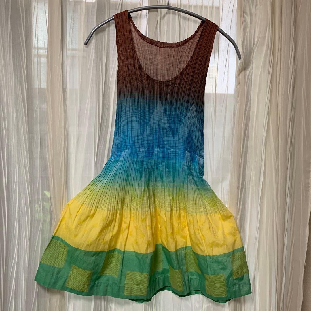 極美品✨イッセイミヤケ FETE A-POC insidミニワンピース