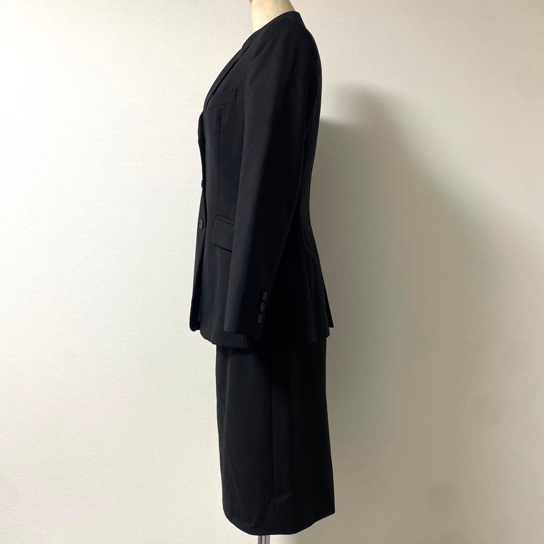 ポールスミスウーマン　スカートスーツ　ブラック　L 40 大きいサイズ