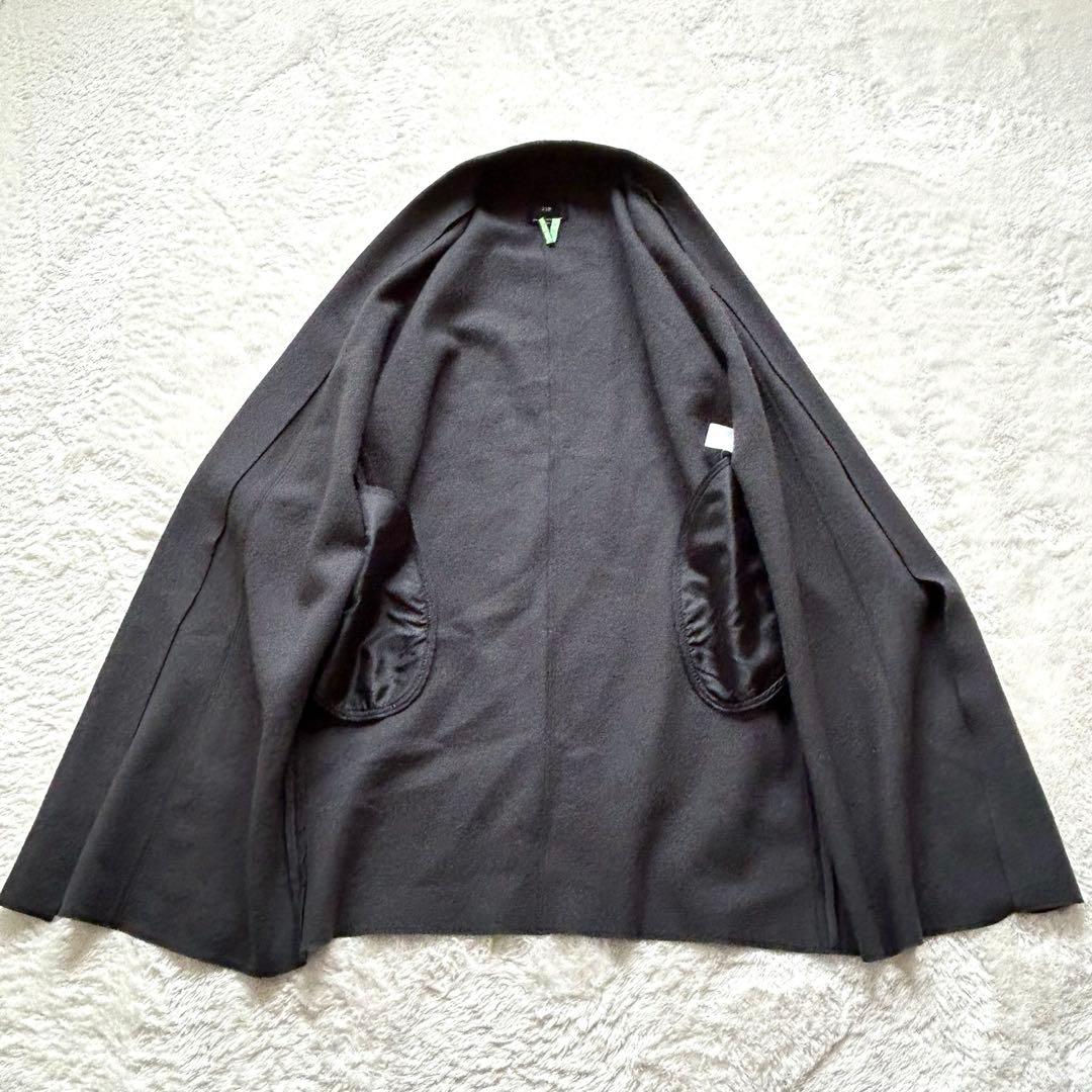 美品✨大きいサイズ44 完売品　23区コンプレストパイル コーディガン　グレー