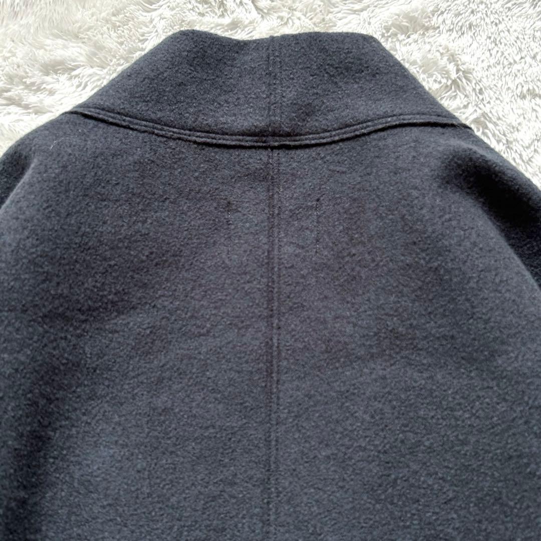 美品✨大きいサイズ44 完売品　23区コンプレストパイル コーディガン　グレー