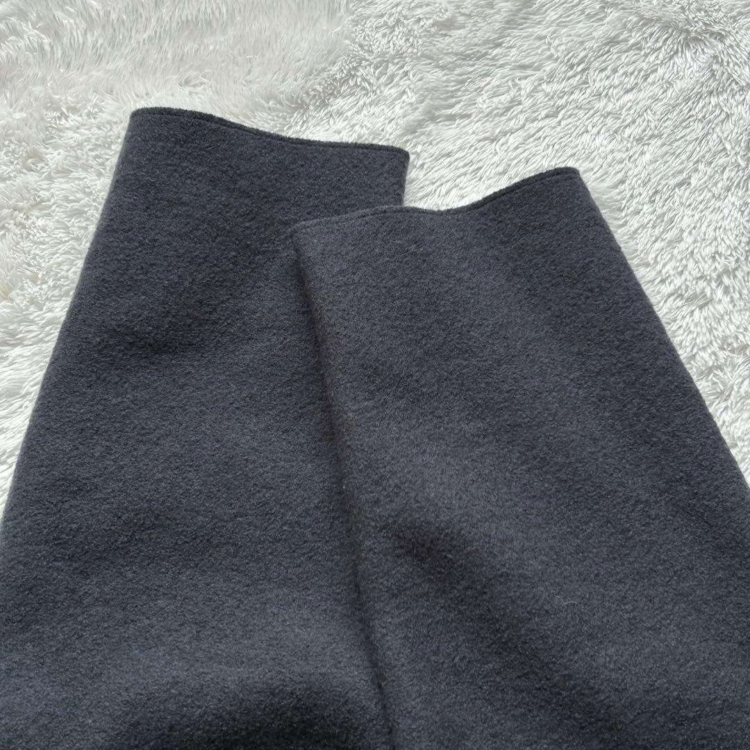 美品✨大きいサイズ44 完売品　23区コンプレストパイル コーディガン　グレー