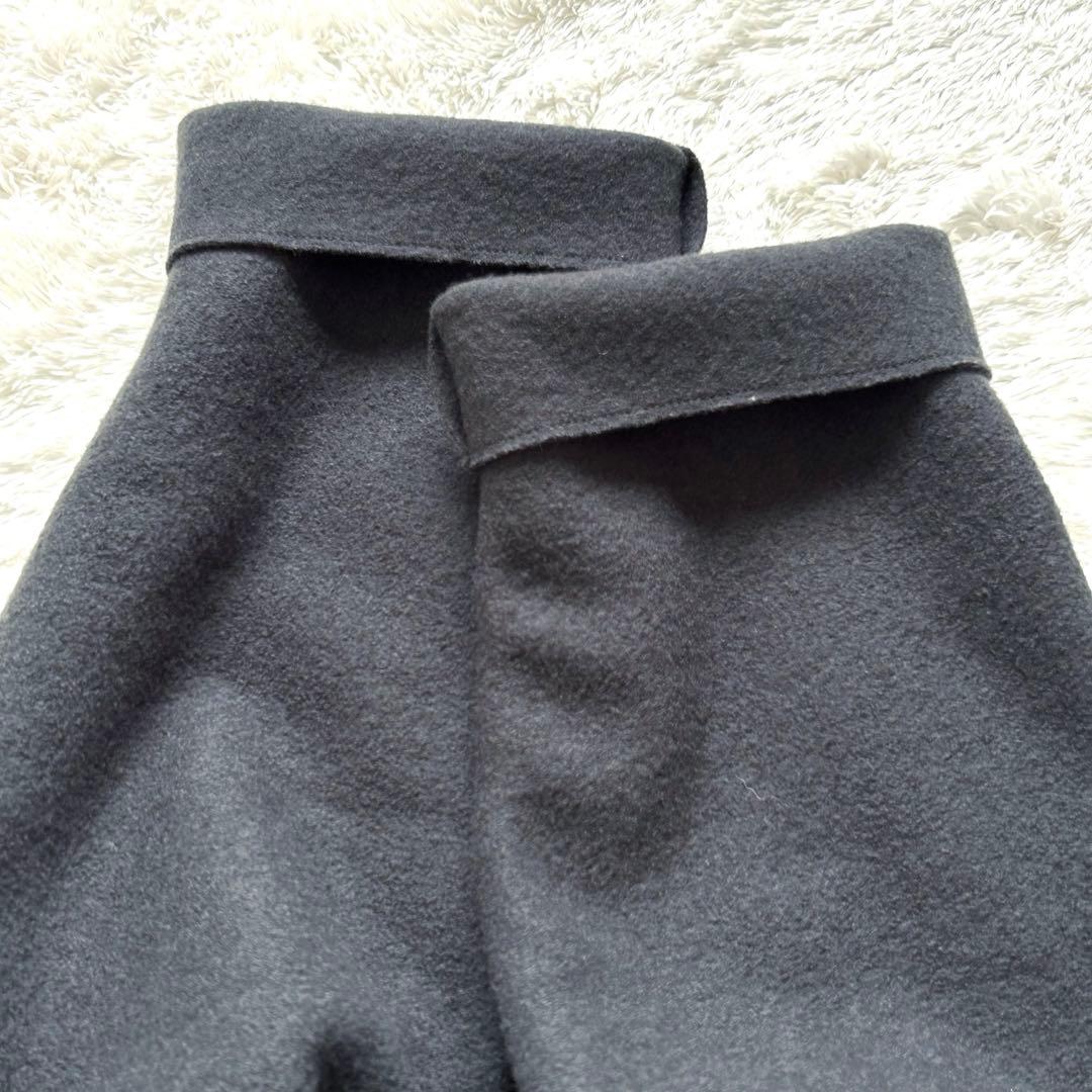 美品✨大きいサイズ44 完売品　23区コンプレストパイル コーディガン　グレー