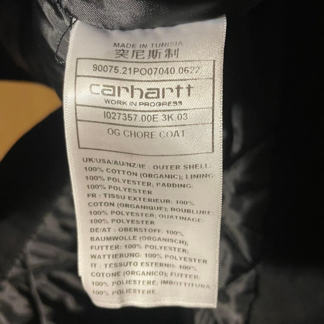 L Carhartt WIP OG CHORE COAT ブラック