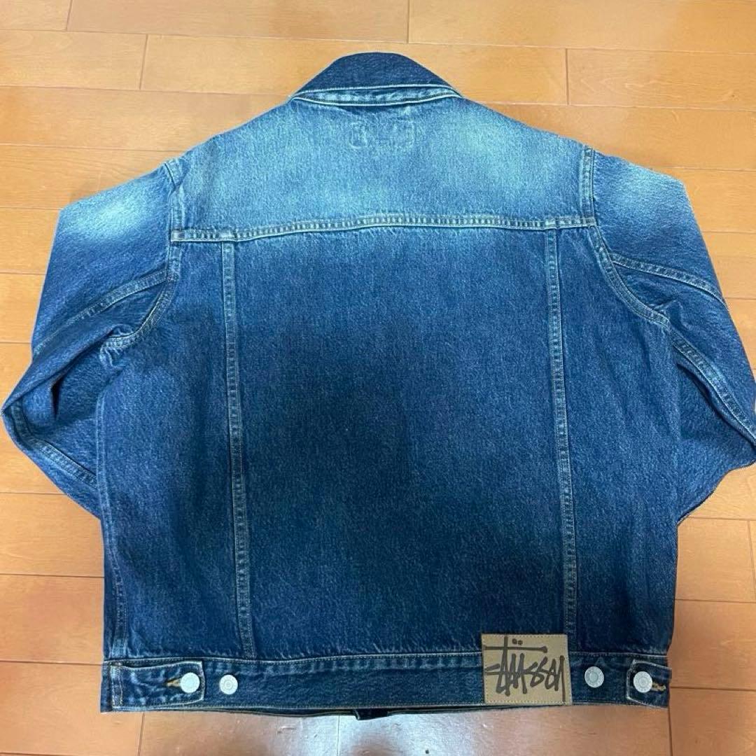 25秋冬 新作 STUSSY デニム トラッカー ジャケット S ジージャン