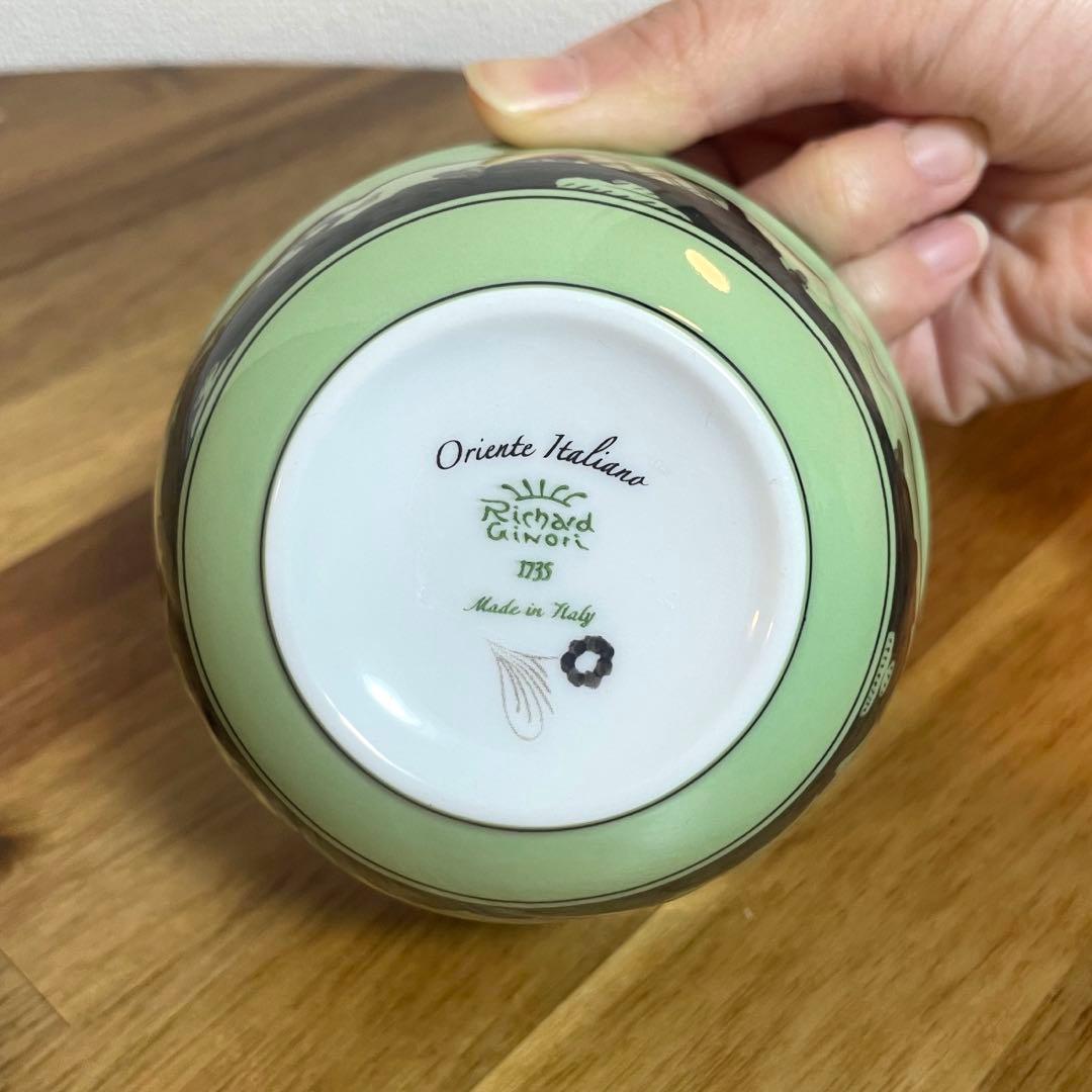 リチャードジノリ ginori オリエンテイタリアーノ ライスカップ　グリーン