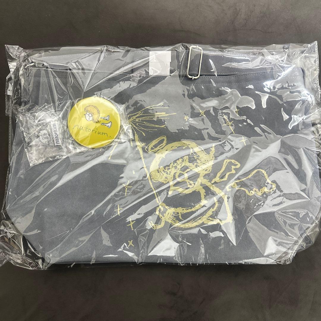 なとり ショルダーバック 缶バッチ ピンバッチ