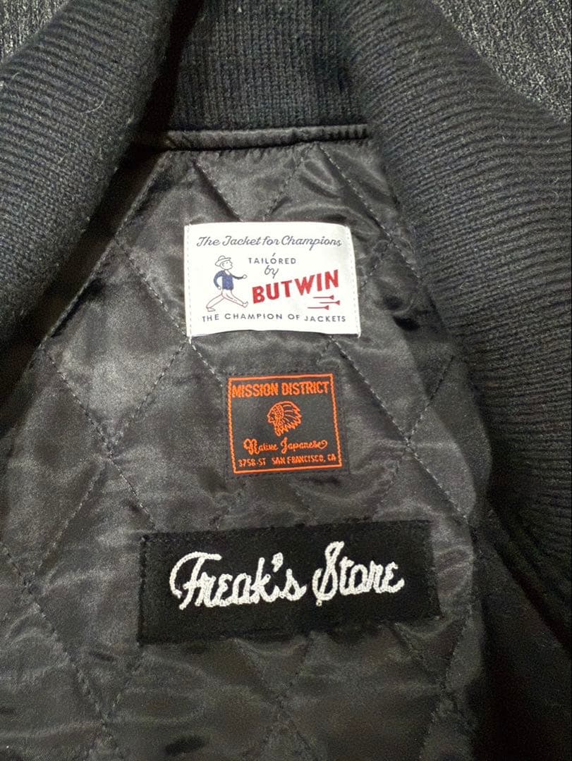 【タグ一式あり】BUTWIN×MISSION DISTRICT スタジャン