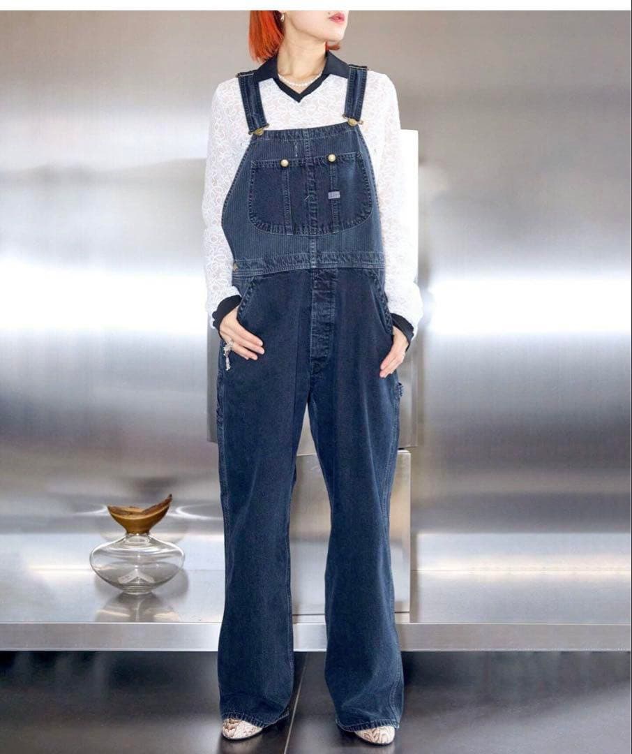 cityshop×Lee 別注ヒッコリーサロペット