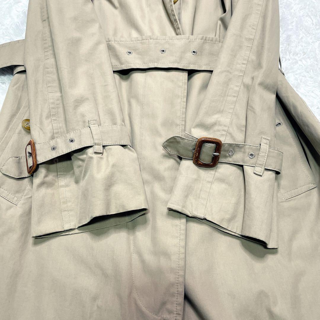 Burberry バーバリー　ステンカラーコート　ベルト付き　ベージュ　M相当