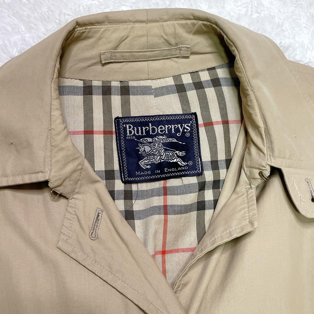 Burberry バーバリー　ステンカラーコート　ベルト付き　ベージュ　M相当