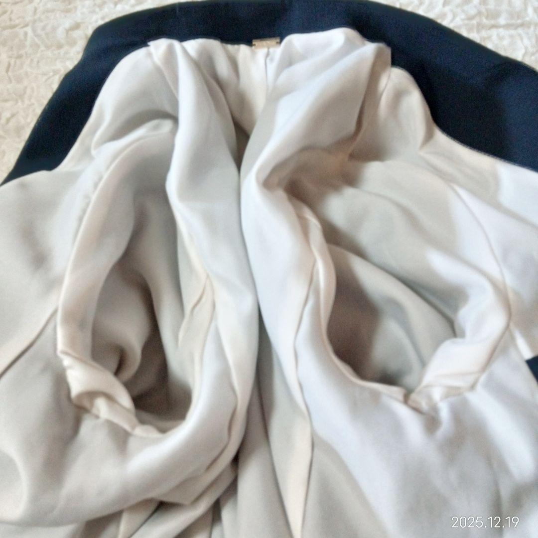 試着のみ　ミラオーウェン　ダブルブレス　金釦　オーバー　紺ブレ