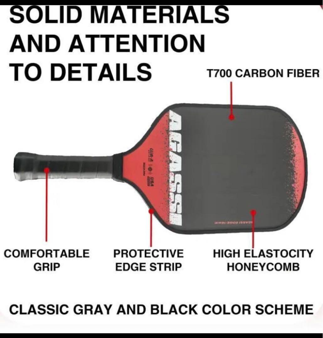 新品‼︎ グラフ エッジ 16mm ピックルボール パドル　227g