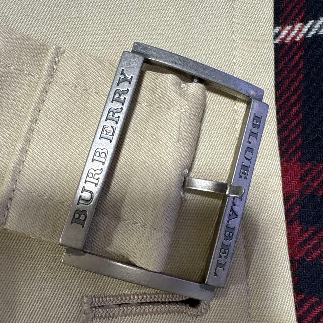 BURBERRY BLUE LABEL トレンチコート 38 ライナー&ベルト付