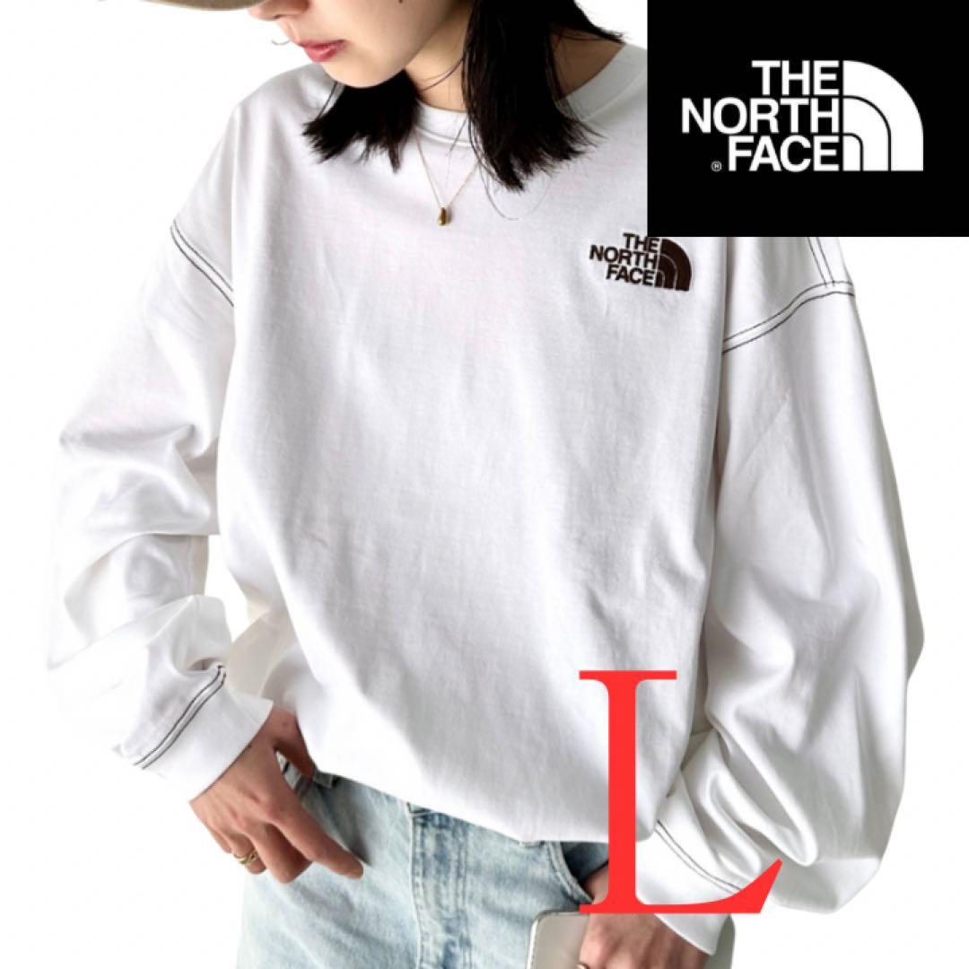 【韓国限定】THENORTHFACEホワイト ロンT L新品