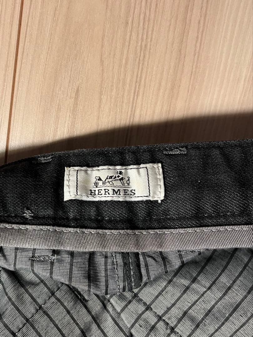 HERMÈS PARIS エルメス ウールスラックス フランス製 ヴィンテージ