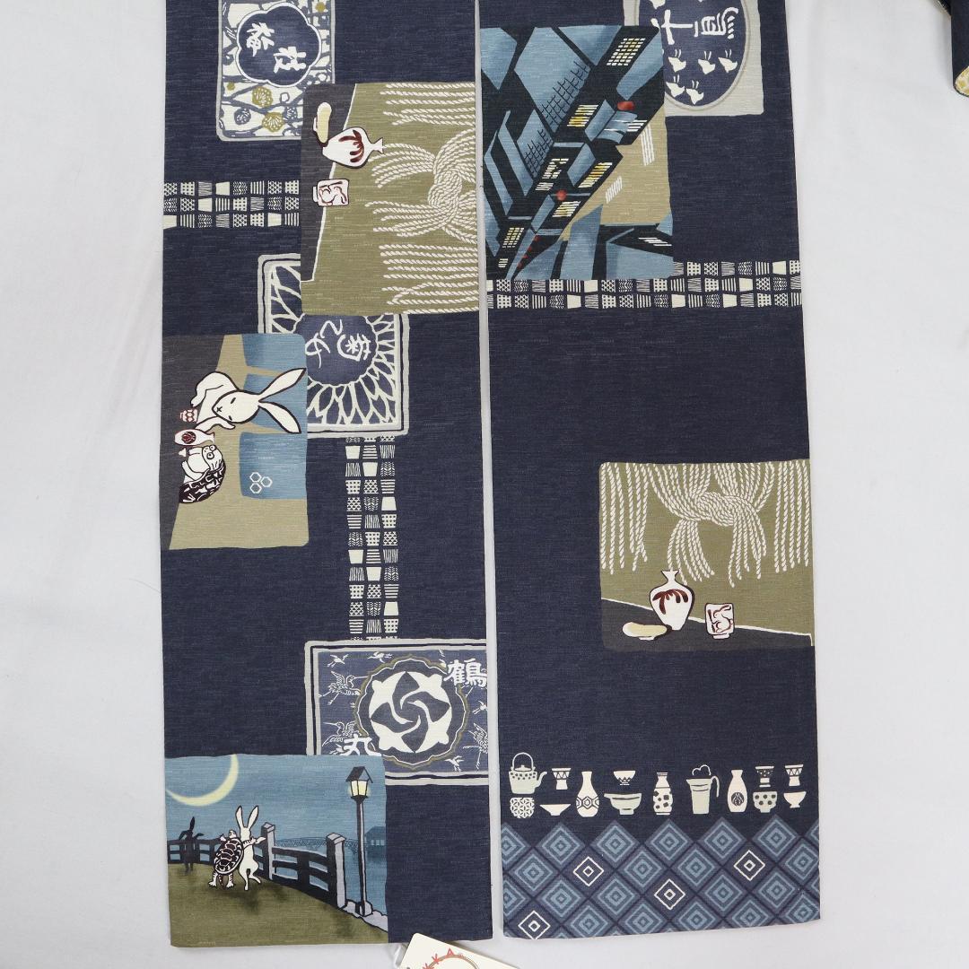 2925★1点のみ大幅値下げ★未使用　新品★WAKKA はしご酒 ★半幅帯