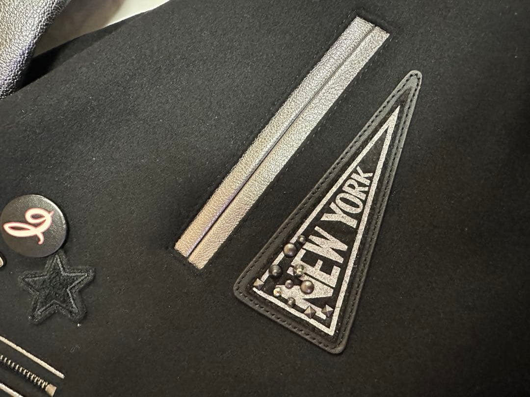 ☆未使用に近い☆Coach コーチ メルトン スタジャン チャーム 黒 S 革