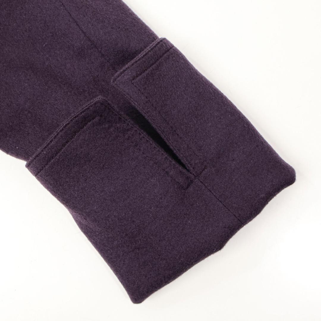 H4554◾️アクリス　カシミア100% テーラードジャケット コンシールド釦