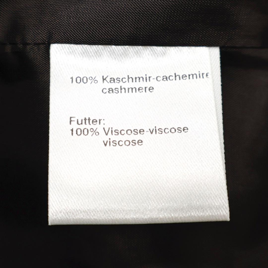 H4554◾️アクリス　カシミア100% テーラードジャケット コンシールド釦