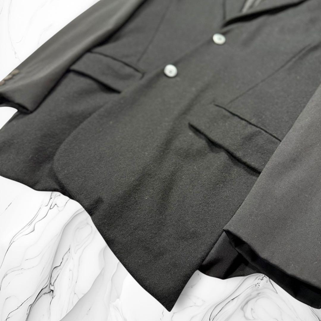 《15AW》コムデギャルソンオムプリュス 儀式期 捻れテーラードジャケット 黒