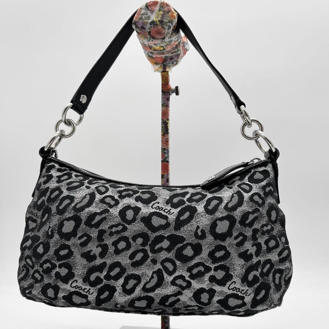 バッグ Coach Shoulder Bag 2way Leopard lame Y2k