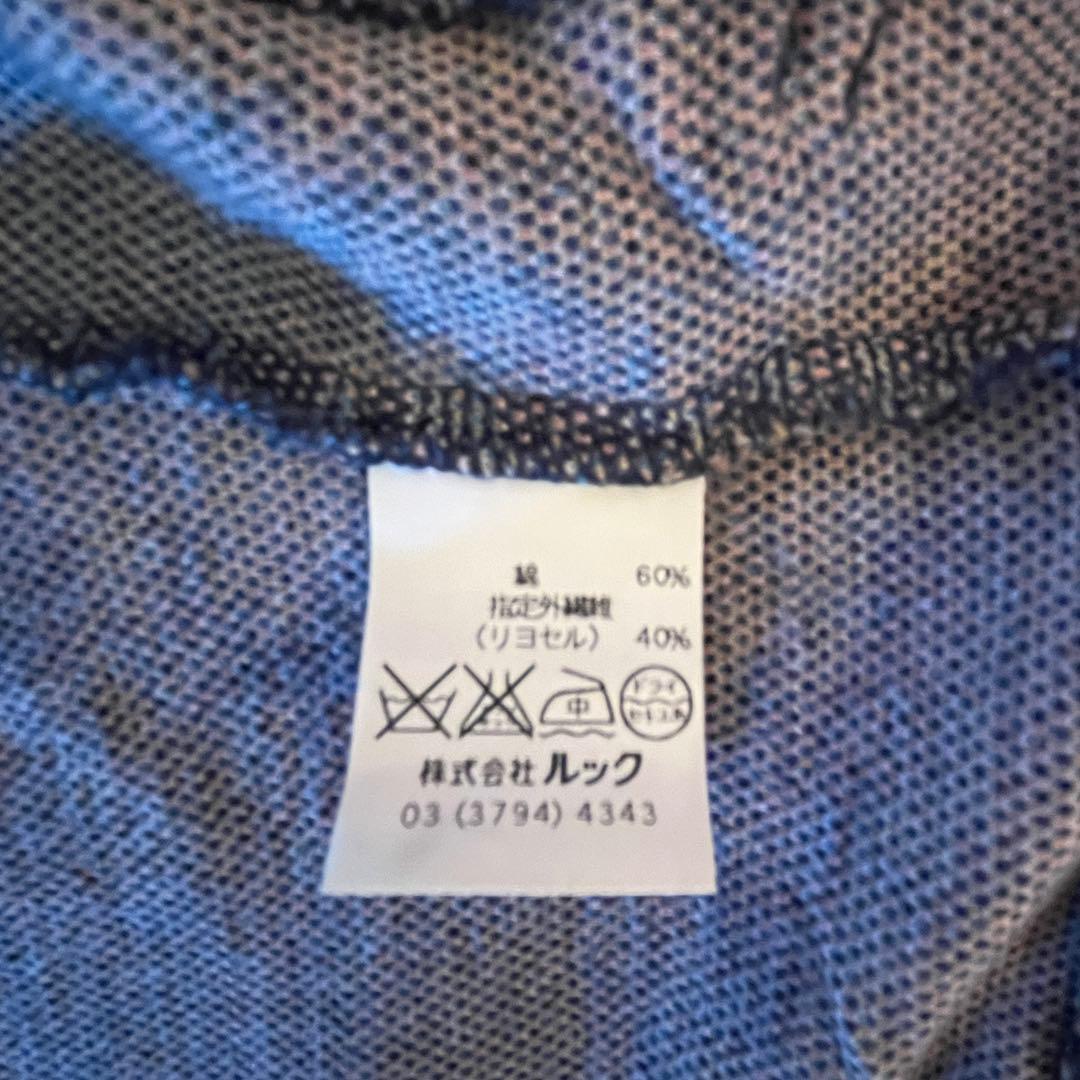 マークジェイコブス パーカー XS ライダース風 総柄 ⭐️ 個性的　ブルー系