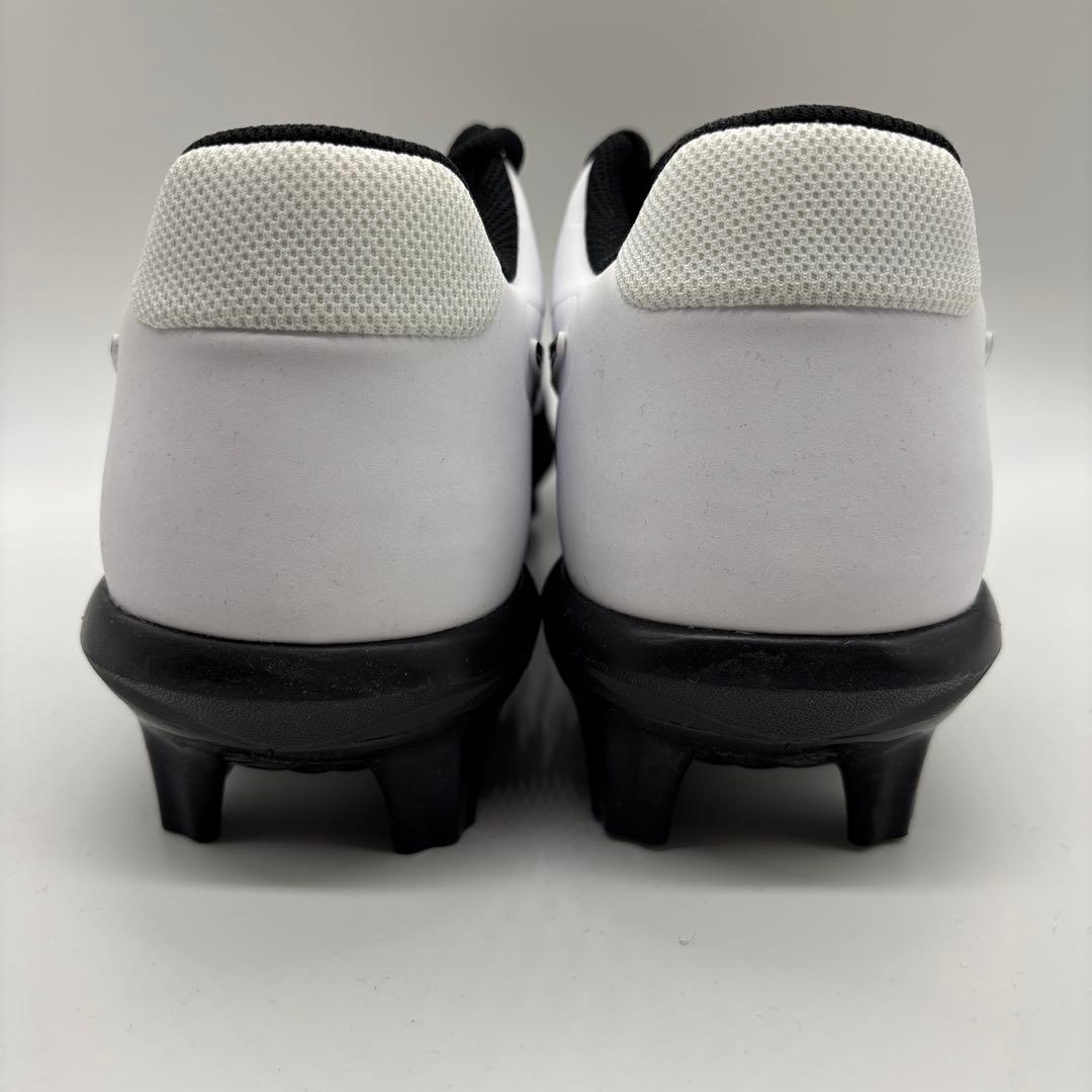 NIKE 野球 スパイク ポイント ホワイト ブラック 白 黒 21.5㎝ 少年
