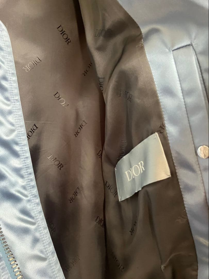 Dior MA-1 ジャケット 水色　Lサイズ48