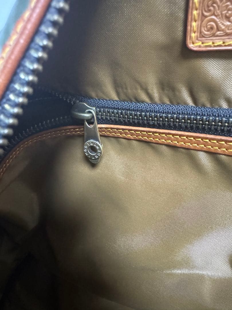 【美品】ハンティングワールド バチューサーパス ボストンバッグ ギャランティ付