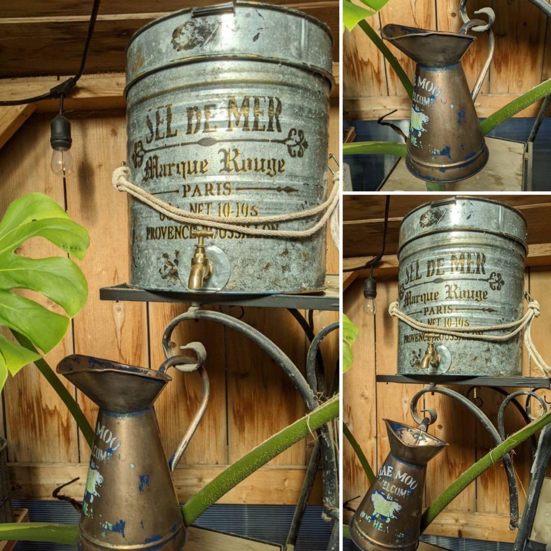 アンティークな家 室内ガーデニング 貯水タンク（S） 室内植物 水やり方法