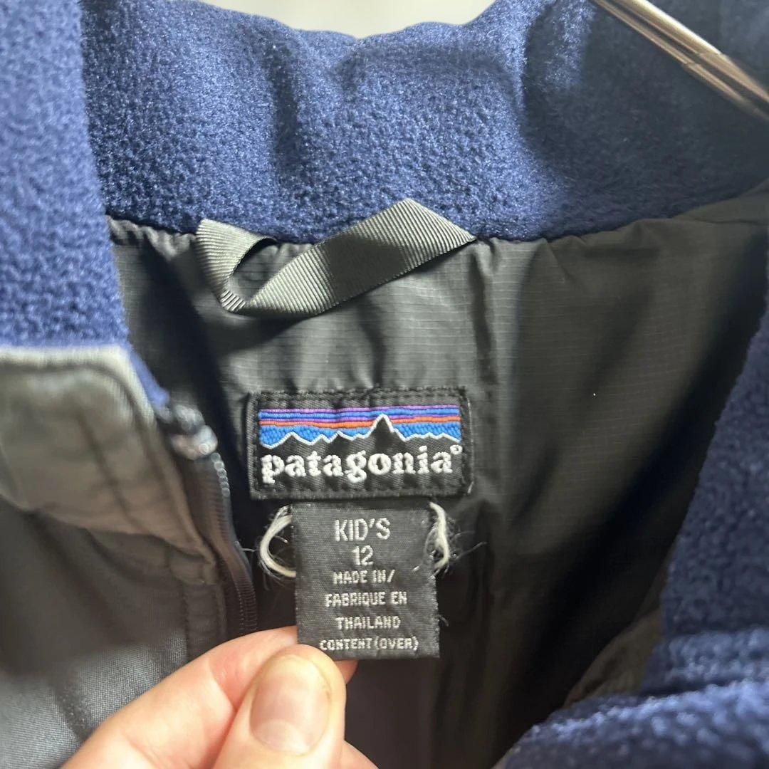 patagonia グレー ファイヤーボールジャケット キッズ12