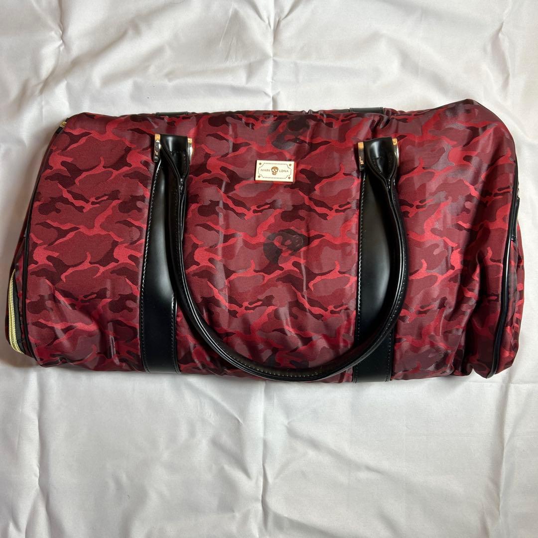 MARK&LONA レッド迷彩 ゴルフバッグ