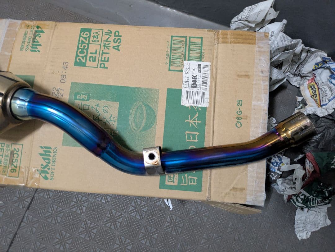 BEAMS CORSA-EVOⅡ　WR250X WR250R チタンマフラー