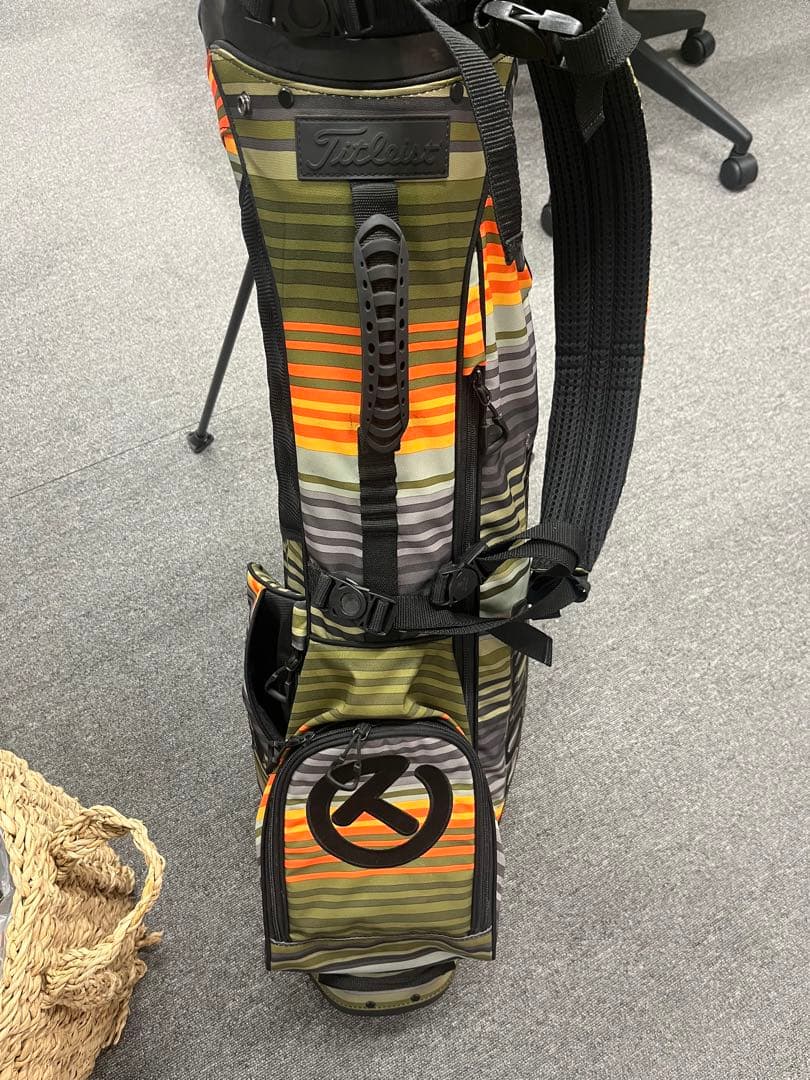 スコッティ キャメロン ワンダー セラぺ グリーン&オレンジ スタンドバッグ