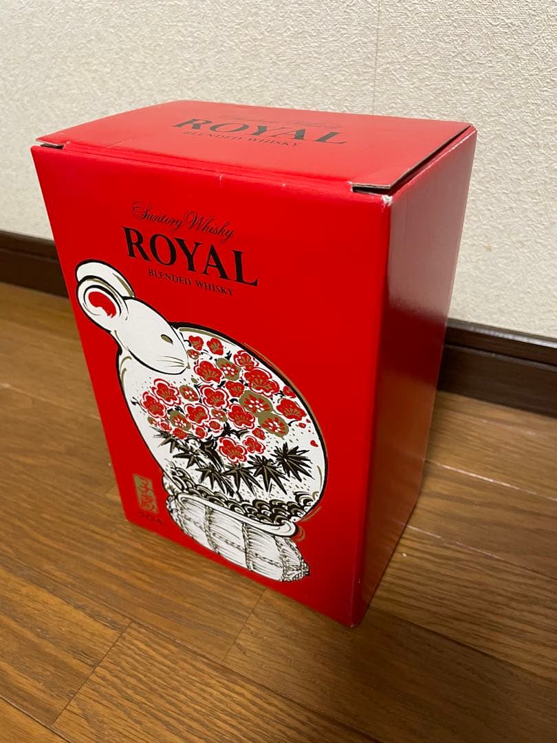 しょう【ウイスキー】サントリー ロイヤル ネズミ型陶器ボトル【2020年