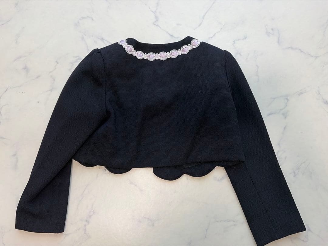 美品　CHOPIN ショパン　セットアップ　120 女の子　ワンピース　ボレロ