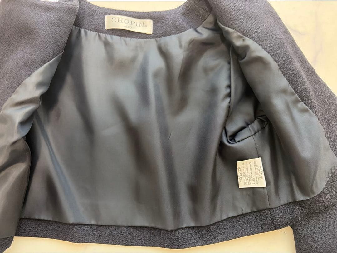 美品　CHOPIN ショパン　セットアップ　120 女の子　ワンピース　ボレロ