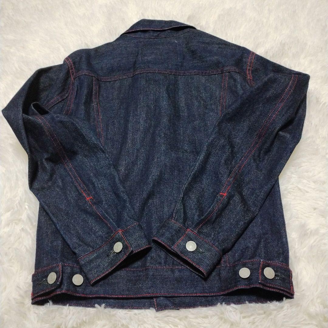 【美品】児島ジーンズ× ラガービール　コラボ　デニムジャケット　L