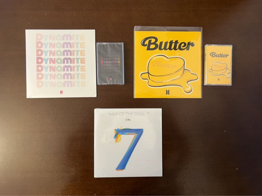 [レア] BTS公式・レコード MOS7 + Dynamite + Butter